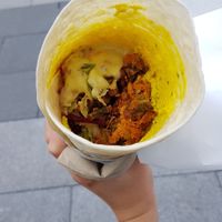 Tropical roti at Mel Tropical Kitchen - Euston Rd in North London