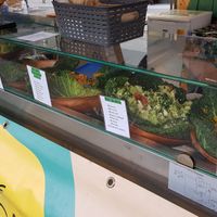 Fresh salads at Mel Tropical Kitchen - Euston Rd in North London