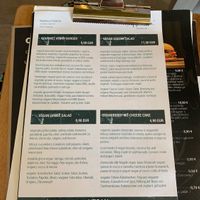 Vegan side menu  at Magdalena Food & Fun in Postojna