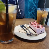 Homemade ice teas at Magdalena Food & Fun in Postojna