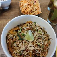 Rice noodles with vegetables at Magdalena Food & Fun in Postojna