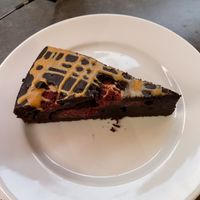 Chocolate raspberry peanut butter cake  at Torten Schmiede in Bayreuth