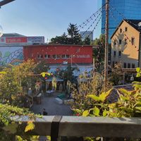 Roof top at Frau Gerolds Garten in Zurich