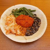 Bulgur salad at Frau Gerolds Garten in Zurich