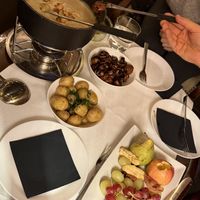 Fondue  at Frau Gerolds Garten in Zurich