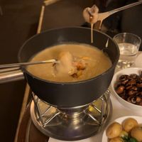 Fondue  at Frau Gerolds Garten in Zurich