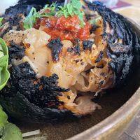 Flower-roasted cabbage at Bar Maroc in Tel Aviv