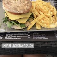 Menu vegano at Hamburgueria Fidalgo in Barreiro