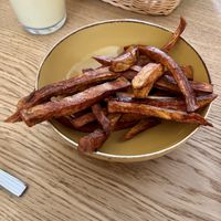 Sweet potato fries   at Wavegan in Gdansk