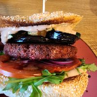 Wavegan burg up close at Wavegan in Gdansk