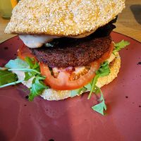 Wavegan burger 2nd view at Wavegan in Gdansk