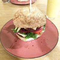 Cheese burger at Wavegan in Gdansk