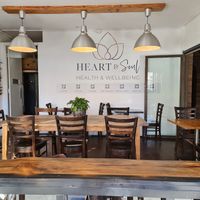 Plenty of indoor and outdoor seating at Heart and Soul Organic Chai Cafe in Cronulla