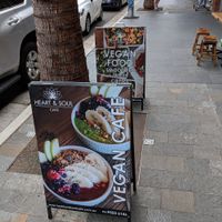 Vegan cafe at Heart and Soul Organic Chai Cafe in Cronulla