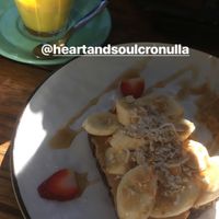 Banamara and tuneric  at Heart and Soul Organic Chai Cafe in Cronulla