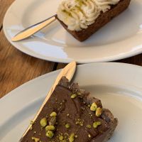Avocado Tart and Carrot Cake at Heart and Soul Organic Chai Cafe in Cronulla