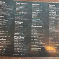 Menu at Krokodil in Oldenburg