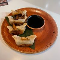 Gyozas de verduras  at UDON in Logrono