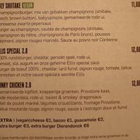 Menu at Ellis Gourmet Burger - Etterbeek in Brussels