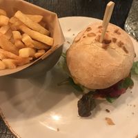 Vegan beyond meat burger  at Ellis Gourmet Burger - Etterbeek in Brussels