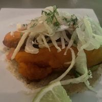 Sweet potato taco  at Taqueria Muchachos in Rhodes