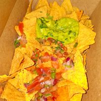 Nachos at Taqueria Muchachos in Rhodes