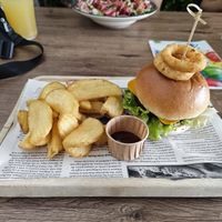 Vegan Burger at Gostisce Sovdat in Bovec