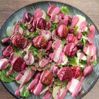 Falafel Solata at Gostisce Sovdat in Bovec