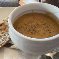 Lentil soup   at Vegan Food Bar in Huizen