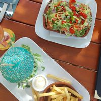 Kapsalon  - Falafel burger at Vegan Food Bar in Huizen