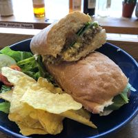 Haggis ciabatta   at Curran Geal in Edinburgh