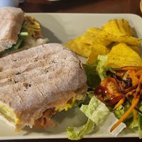 Vegan daily-style ham with sauerkraut at Curran Geal in Edinburgh