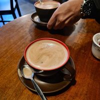Hot chocolate - oat milk at Curran Geal in Edinburgh