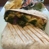 Mac cheese wrap  at Curran Geal in Edinburgh