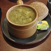 Colcannon - Irish soup of leek, potato, and cabbage  at Curran Geal in Edinburgh