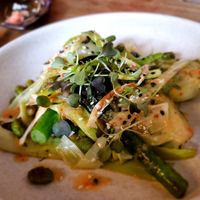 Sesame Greens (really nice!) at KUSAKI in Brighton