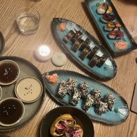 Sushi sharing platter  at KUSAKI in Brighton