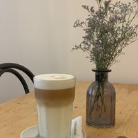 Latte Macchiato  at Café Floh in Barcelona