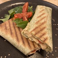 Vegan tortilla at Café Floh in Barcelona