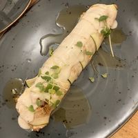 Canelón con soja texturizada  at Café Floh in Barcelona