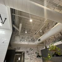 ceiling  at Brick City Vegan in Newark