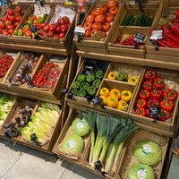 Organic fruit and veg at Green & Flavour in North London