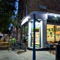 Exterior and outdoor seating at Irresistiball Falafel & Mezze in North London