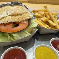 Impossible burger with vegan bun   at Gott's Roadside in Greenbrae