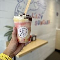 Strawberry Bingsoo Sundae   at Lazy Sundaes in New York City