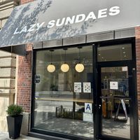 Shop Front  at Lazy Sundaes in New York City