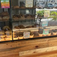The cookie counter! Toffee cookie and chocolate chunk are the highlights. at It's Alive Bakery & Fermentory in Rodney Bay