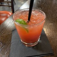 Strawberry limeade agua Fresca  at Casa Mexico in Hopewell Junction