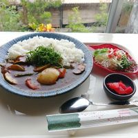 Vegetable curry at HaaYa Nagomi Café in Taketomi
