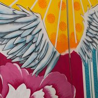 Instagram wall at Viva! Be Bowl'D in Fresno